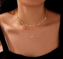 Dreuyet Pink Heart Necklace For Women Dainty Cute Y2k Silver Clear Crystal Heart With Arrow Pendant Choker Necklace Aesthetic Jewelry (Angle Wings