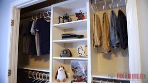 Design your own closet organizer system and build a custom closet using our easy to install modular closet system. Diy Closet Organizer With Shelves And Drawers Fixthisbuildthat