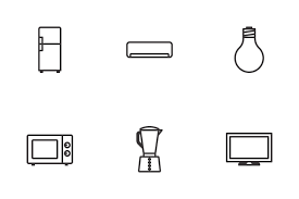 Household supplies and house cleaning flat icons collection. Download Household Items Icon Pack Available In Svg Png Eps Ai Icon Fonts
