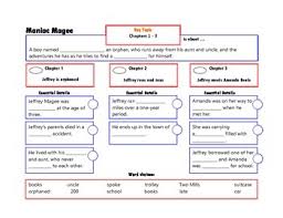 Maniac Magee Frames For Chapters 1 3 Maniac Magee