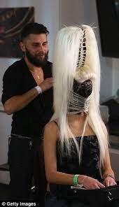 The following list of women alternative hairstyle ideas will hopefully inspire your next cool look. How Long Did It Take You To Do That Gravity Defying Hairstyles You Won T Want To Try At Home Daily Mail Online