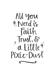 Tinkerbell Pixie Dust Quote Nursery Printable Girls Bedroom Disney Quote Nursery Artwork Hand Lettering Peter Pan Quote Dust Quote Good Life Quotes Cute Quotes