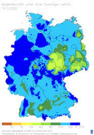 Der dwd berechnet über das ganze jahr hinweg täglich die bodenfeuchte für verschiedene kulturen und böden. Bodenfeuchte In Deutschland Im April Ungewohnlich Gering Forstpraxis De