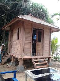 Finishing bisa menggunakan beberapa alternatif bahan diantaranya : Rumah Kayu Minimalis Modern Sederhana Jatibagus Furniture