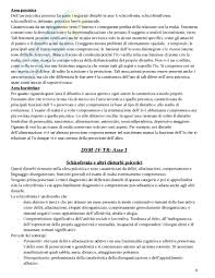 Terza Prova Esame Di Stato Appunti Di Psicologia Clinica
