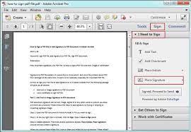 Archiving to other unlocked pdf files, yet retain your data and signatures. How To Sign A Pdf File Or Add Signature To Pdf Document In Adobe Acrobat
