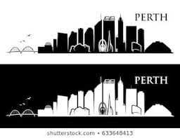 Perth Skyline Australia Vector Illustration Skyline Image Stock Photos Skyline