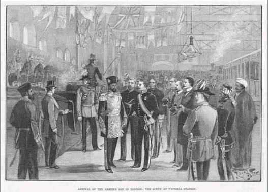 Interior of the palace of Shah-Shuja-ul-Mulk.” This lithograph, by Lieutenant James Rattray is taken from plate 3 of Afghanistan. This scene shows Shah Shuja in 1839 after his enthronement as Emir of