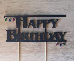 Stranger Things Cake Decoration Cake Topper Happy Birthday Happy Birthday Illustration Happy Birthday Son Happy Birthday Friend