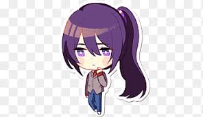 Check out amazing purple_anime artwork on deviantart. Ddlc R63 All Character Sprites Free To Use Purple Haired Female Anime Character Png Pngegg