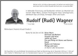 David wagner у facebook приєднайтеся до facebook, щоб зв'язатися з david wagner та іншими друзями і знайомими. Traueranzeigen Von Rudolf Wagner Gemeinsamtrauern Com N Land