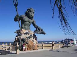 This statute is must see if you are at the virginia beach oceanfront walking the boardwalk. King Neptune Statue On The Boardwalk Virginia Beach Vacation Guide