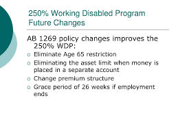 Ppt Medi Cal 250 Working Disabled Program Breaking Away