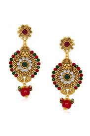 Get the best deals on fashionable earrings and save up to 70% off at poshmark now! Zinc Alloy Party Wear Fashion Earrings In Maroon Colour