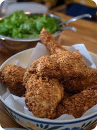 Poulet Frit A La Facon Du Kentucky Colonel Sanders Brigadier Des Saveurs En 2020 Poulet Frit Pate A Frire Poulet
