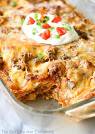 Taco Lasagna Only 7 Ingredients So Easy The Girl Who Ate Everything I Think I Would Use A Mexican Cheese Like Queso Fresco Rather Than Beef Pinte