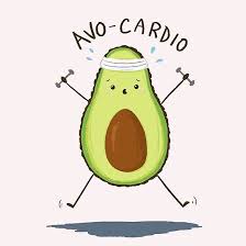 Avo Cardio Photographic Print By Jennisney In 2021 Avocado Cartoon Avocado Art Cute Avocado