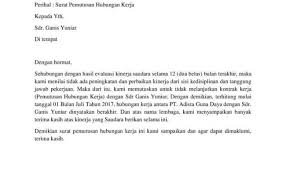 Pemutusan hubungan kerja (phk) dapat diberikan atau dapat dilakukan perusahaan kepada karyawan jika sp1, sp2, sp3 telah dikeluarkan. Contoh Surat Pemberhentian Kerja Contoh Surat Cute766