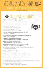 Ask questions and get answers from people sharing their experience with risk. Free Halloween Trivia Quiz