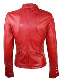 My friend jeff wants to share a few quick tips that will help you get fit and avoid the insanity that is the post new years gym insanity… Buy Womens Slim Fit Military Style Real Leather Jacket Red