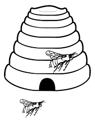 See my bee hives honey bees and bumblebees. Beehive Coloring Page Coloring Home