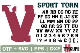 Download Sport Torn Font By Typography Morozyuk Creative Fabrica In 2020 Decorative Font Torn Business Card Logo PSD Mockup Templates