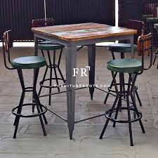A Metal Wooden Combo Chair Chairs Barchair Bartable Table Hospitalityfurniture Restaurant R Restaurant Furniture Restaurant Tables And Chairs Furniture