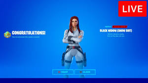 In order to obtain the new black widow skin (in its snow suit outfit version) for free in fortnite, it's necessary to participate in this black. Live Free Black Widow Skin Black Widow Cup Fortnite Battle Royale Youtube