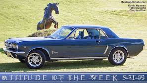 1965 Mustang Colors Caspian Blue 1965 Ford Mustang Hardtop Mustangattitude Com Photo Mustang 1965 Mustang 65 Mustang