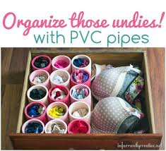 Sep 22, 2015 · this is a cute diy storage project with a clever theme. Organize Your Undies With Pvc Pipes What Infarrantly Creative