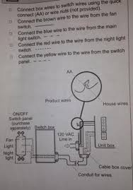 I have been up and down in my attic so many times and have had one of the functions working each time, but never all three. 3 Function Bathroom Ventilation Fan Requires Complicated Wiring Doityourself Com Community Forums