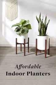 Affordable Indoor Planters Modern Plant Stand Plant Stand Indoor Mid Century Modern Plant Stand
