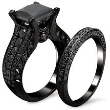 Black And Gold Diamond Engagement Ring Top Reasons To Invest In Black Gold Jewelry Black Diamond Bridal Set Black Diamond Ring Engagement Black Gold Jewelry