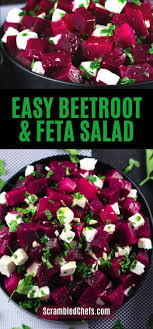 Healthy Beetroot And Feta Salad Scrambled Chefs Recipe Beetroot And Feta Salad Beetroot Recipes Beetroot Recipes Salad