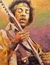 Jimi Hendricks Painting by Richard Powell