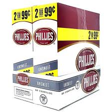 This filtered edition features an excellent burn and draw, great consistency, solid construction, and exceptional mouthwatering flavors. Phillies Cigarillos Unsweet 30ct Buylittlecigars Com