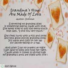 Grandma S Hugs Grandma Poem Grandmother Poem Grandmother Quotes