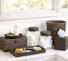 Bathroom canisters bathroom tray bathroom storage bathroom furniture large acrylic makeup organizer q tip holder ball storage makeup holder cosmetic containers. Tava Bath Accessories Espresso Spa Bathroom Decor Bathroom Accessories Bath Accessories