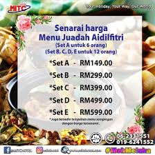 Antara pakej katering rumah terbuka hari raya yang kami tawarkan adalah seperti berikut. Mitc Hotel Sambutan Hari Raya Tahun Ini Tidak Lengkap Facebook