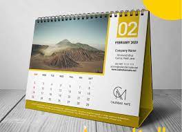 Kalender ini biasa diletakkan di meja kantor karena warna yang diinginkan bisa dibuat melalui desain grafis. Optimasi Kalender Meja Sebagai Media Promosi Perusahaan Brandtalk