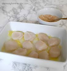 Add 1 tablespoon of olive oil to the pan. Low Carb Baked Scallops Step Away From The Carbs