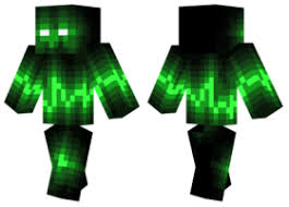 Minecraft Skins Green Wave Skin Png Image With Transparent Background Png Free Png Images En 2020 Minecraft Lapin Drole Fond Ecran