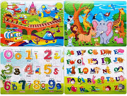 Millions of free jigsaw puzzles created by a large community. Buy 4 Pack Wooden Jigsaw Puzzles For Kids Ages 3 8 Educational Toys 60 Pieces Floor Children Puzzle Include Digital 0 9 Alphabet A Z Traffic Park Puzzle Animal Kingdom Puzzle Online In Turkey B07rdlnpvk
