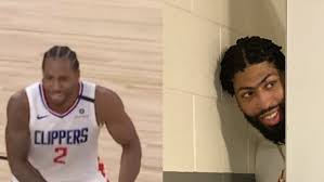 Leonard and george met in la earlier in week. Kawhi Leonard And Anthony Davis Gave Us Golden Memes On The First Day Of The Nba S Return Article Bardown