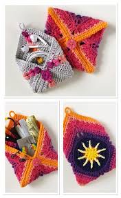 Crochet Pouch Tutorial Vivid Kreations Tig Isleri Yun Iplikleri Tig Desenleri