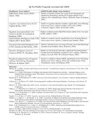 adhd iq test profiles