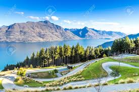 Missed your chance to buy this island off the coast of england? Queenstown In New Zealand The City Of Adventure And Nature Stock Photo Picture And Royalty Free Image Image 98403286