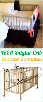 Diy Ikea Sniglar Crib Co Sleeper Instruction Diy Baby Crib Projects Free Plan Ideas For Diy Baby Crib Diy Best Baby Cribs Ikea Baby