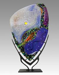 Star Portal By Karen Ehart Art Glass Sculpture Artful Home Art Glass Jewelry Glass Art Sculpture Glass Art