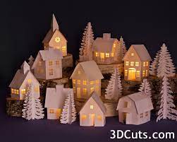 Download Tutorial Tea Light Village Church 3dcuts Com